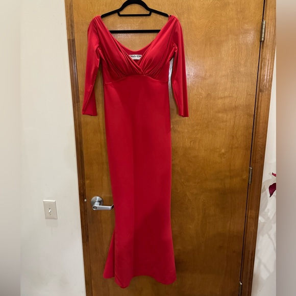 Chiara Boni red gown, worn once - Picture 1 of 3